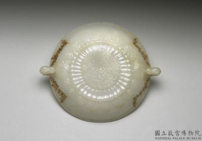 图片[3]-Jade bowl with bud-shaped handles, Mughal Empire-China Archive